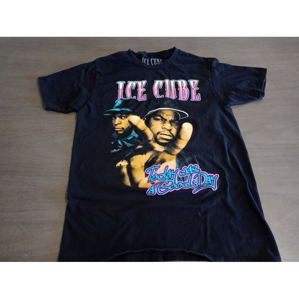 Vintage Ice Cube Shirt Men M Black Today Was A Good Day‎ Young Older Ice Cube